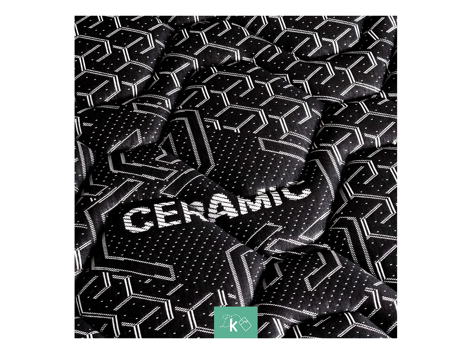 Colchón Viscoelástico 140 x 190 cm Tejido con Hilo Cerámico Altura +/- 25 cm