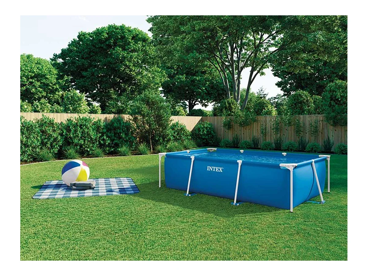 Piscina rectangular Small Frame Intex familiar 28272 3834L 300x200 cm
