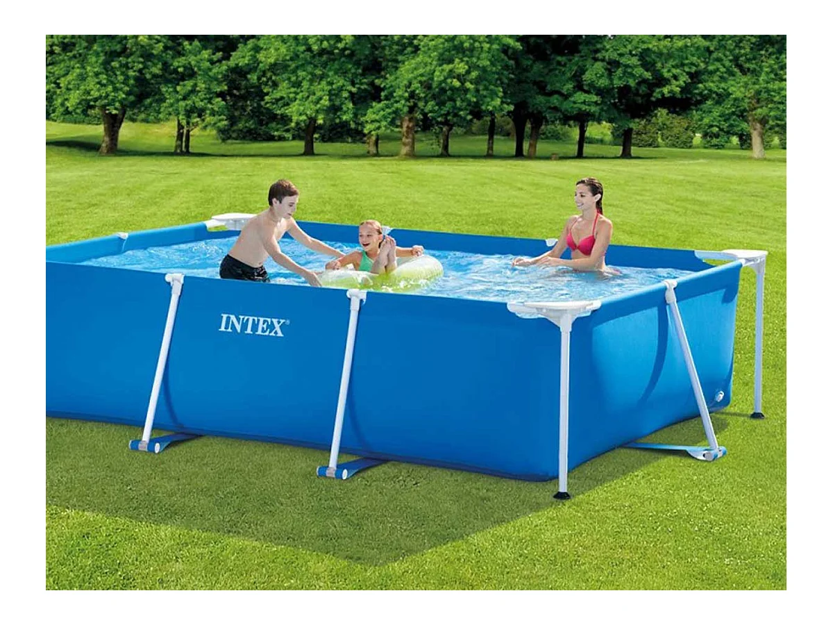 Piscina rectangular Small Frame Intex familiar 28272 3834L 300x200 cm