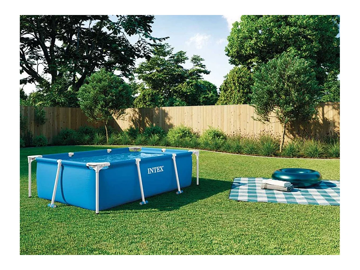 Piscina rectangular Small Frame Intex familiar 28270 1662L 220x150 cm
