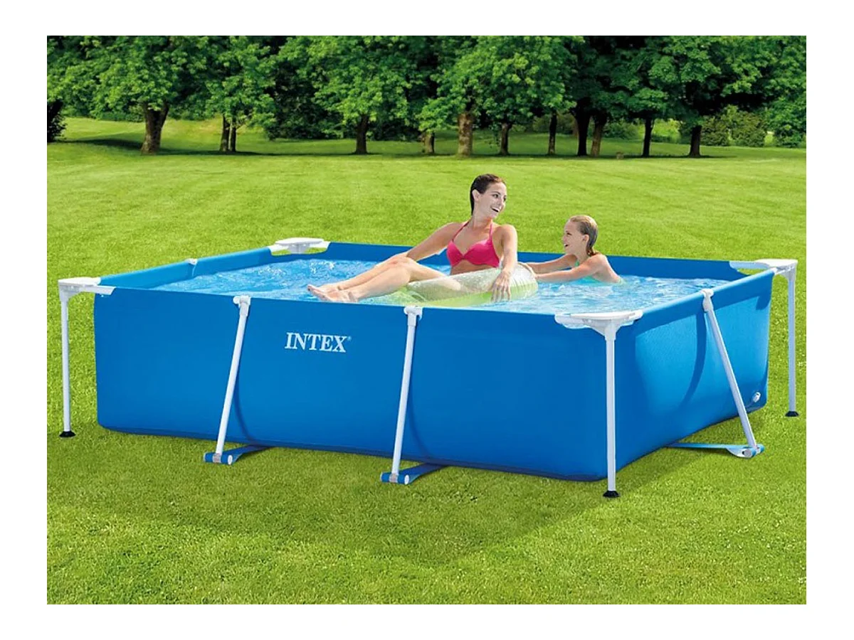 Piscina rectangular Small Frame Intex familiar 28270 1662L 220x150 cm