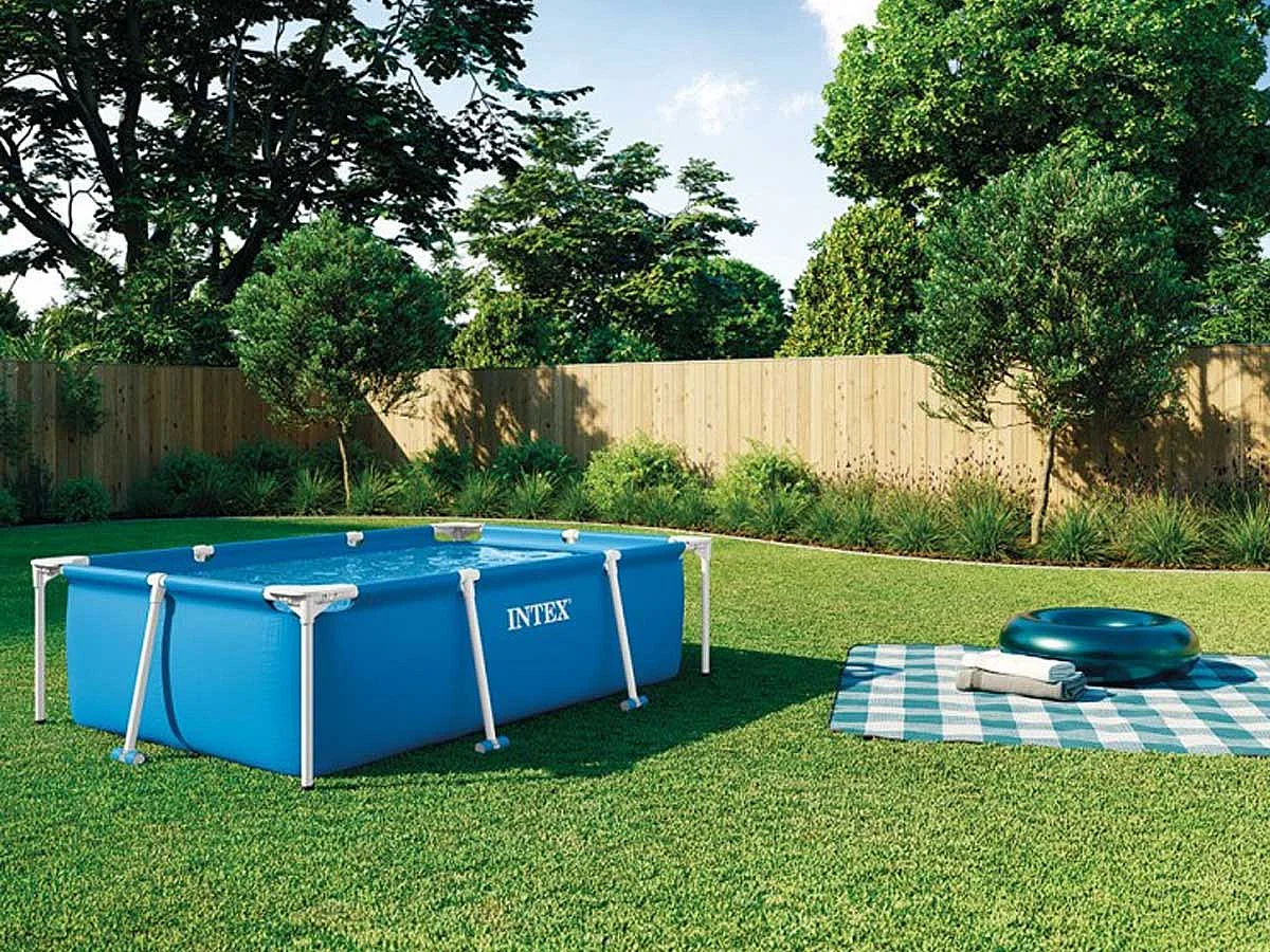 Schwimmbad Rectangular Frame 220x150x60 cm 28270NP