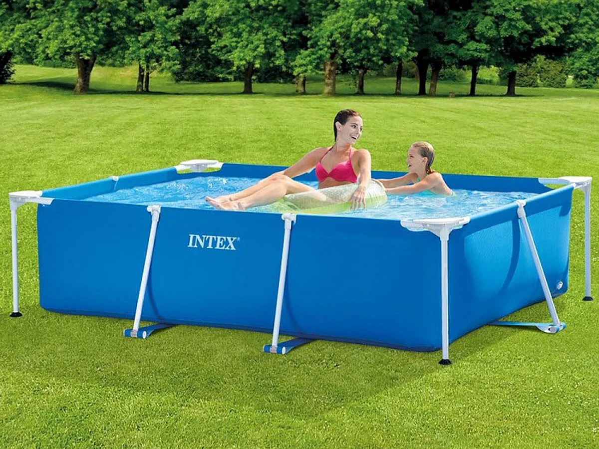 Schwimmbad Rectangular Frame 220x150x60 cm 28270NP