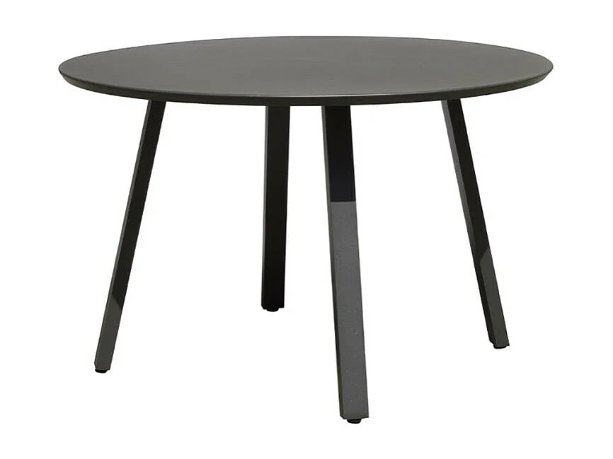 Tavolo da giardino rotondo Ø 120 cm design moderno antracite Roundy