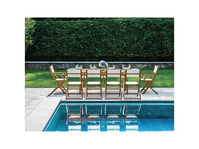 Ausziehbarer Holztisch für den Außenbereich 180-240cm Munroe