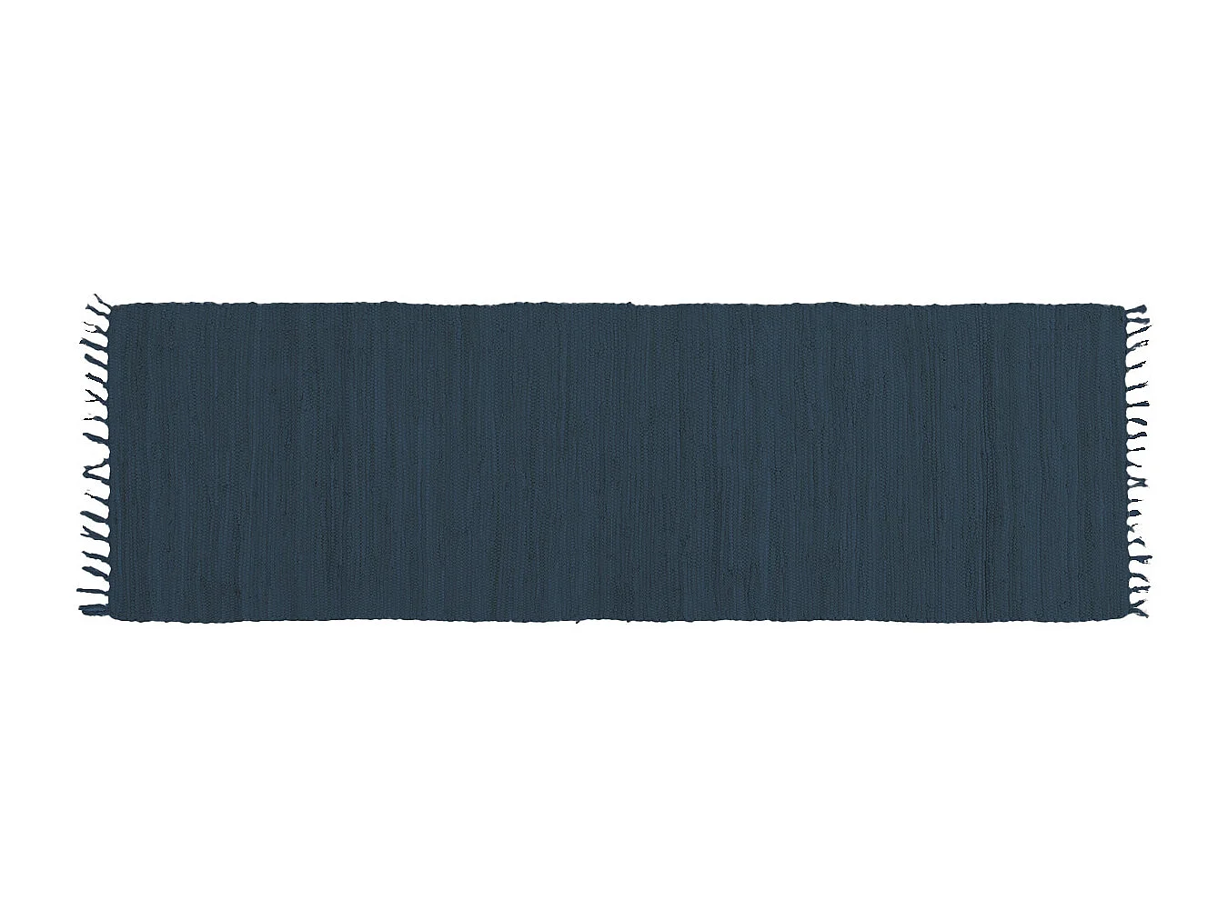 Alfombra de pasillo azul oscuro 60 x 200 cm AUBAGNE