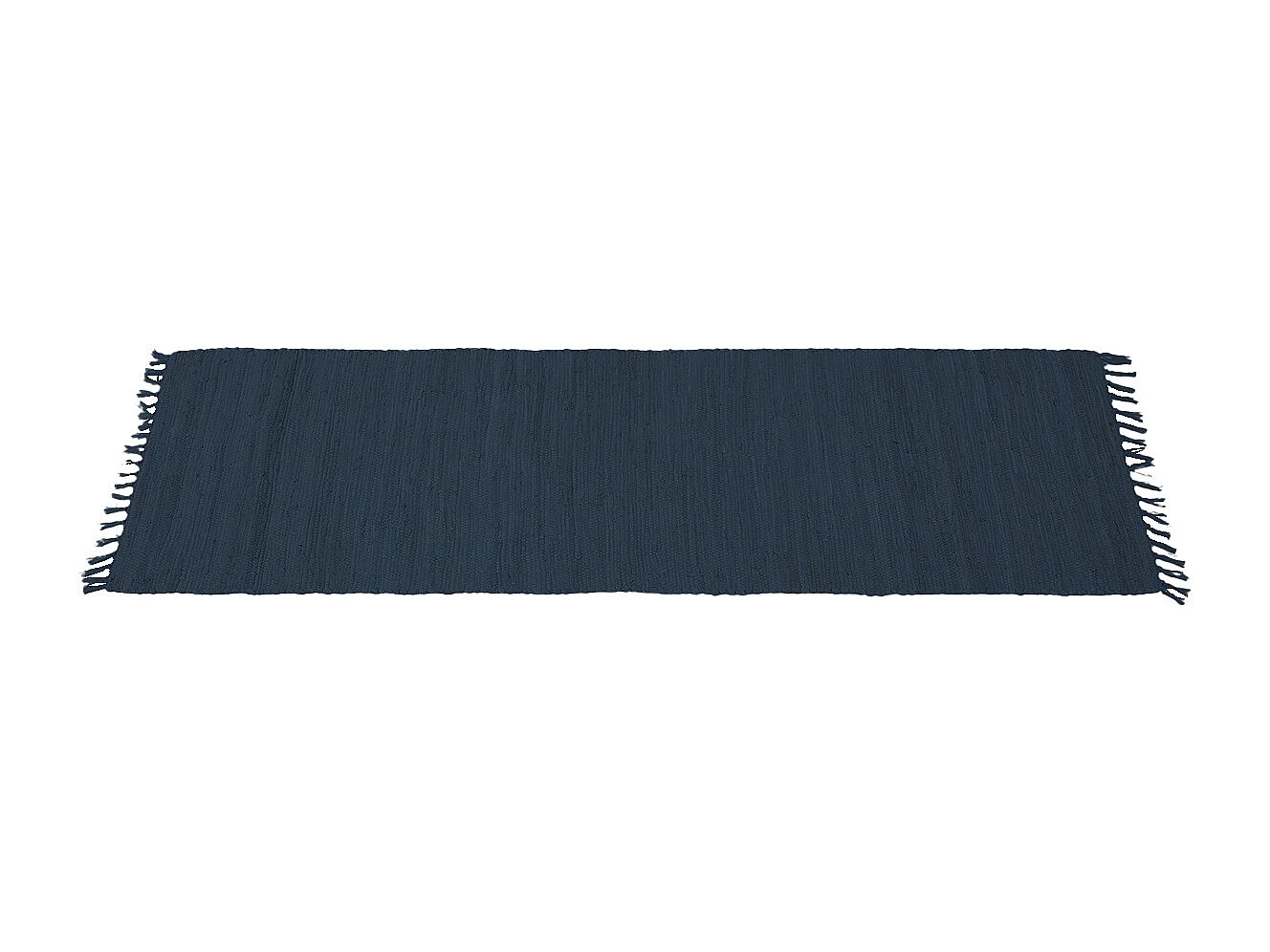 Alfombra de pasillo azul oscuro 60 x 200 cm AUBAGNE