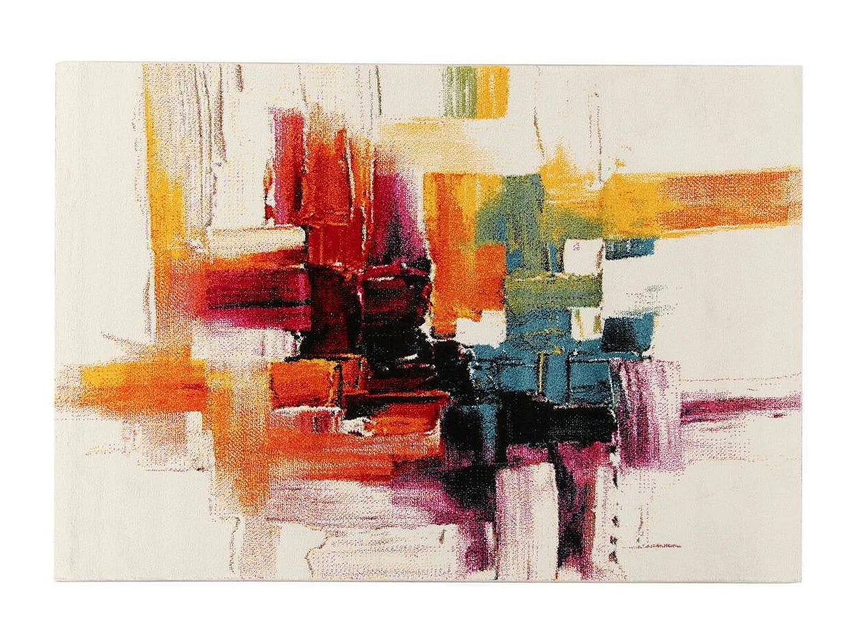 Alfombra con motivos multicolor 160 x 230 cm GOUACHE