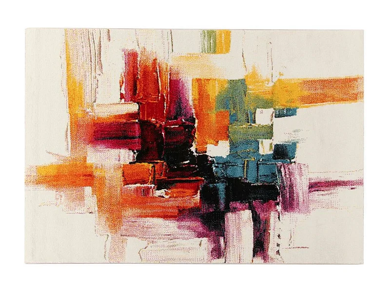 Alfombra con motivos multicolor 160 x 230 cm GOUACHE