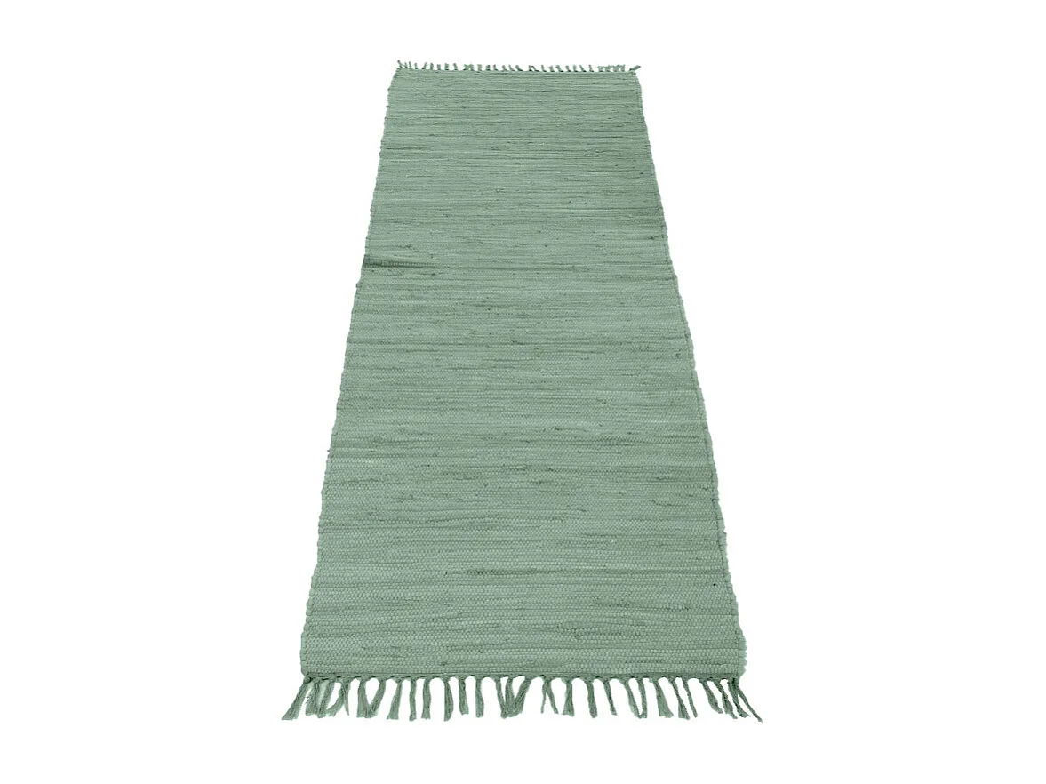 Tapis de couloir vert céladon 60 x 200 cm AUBAGNE