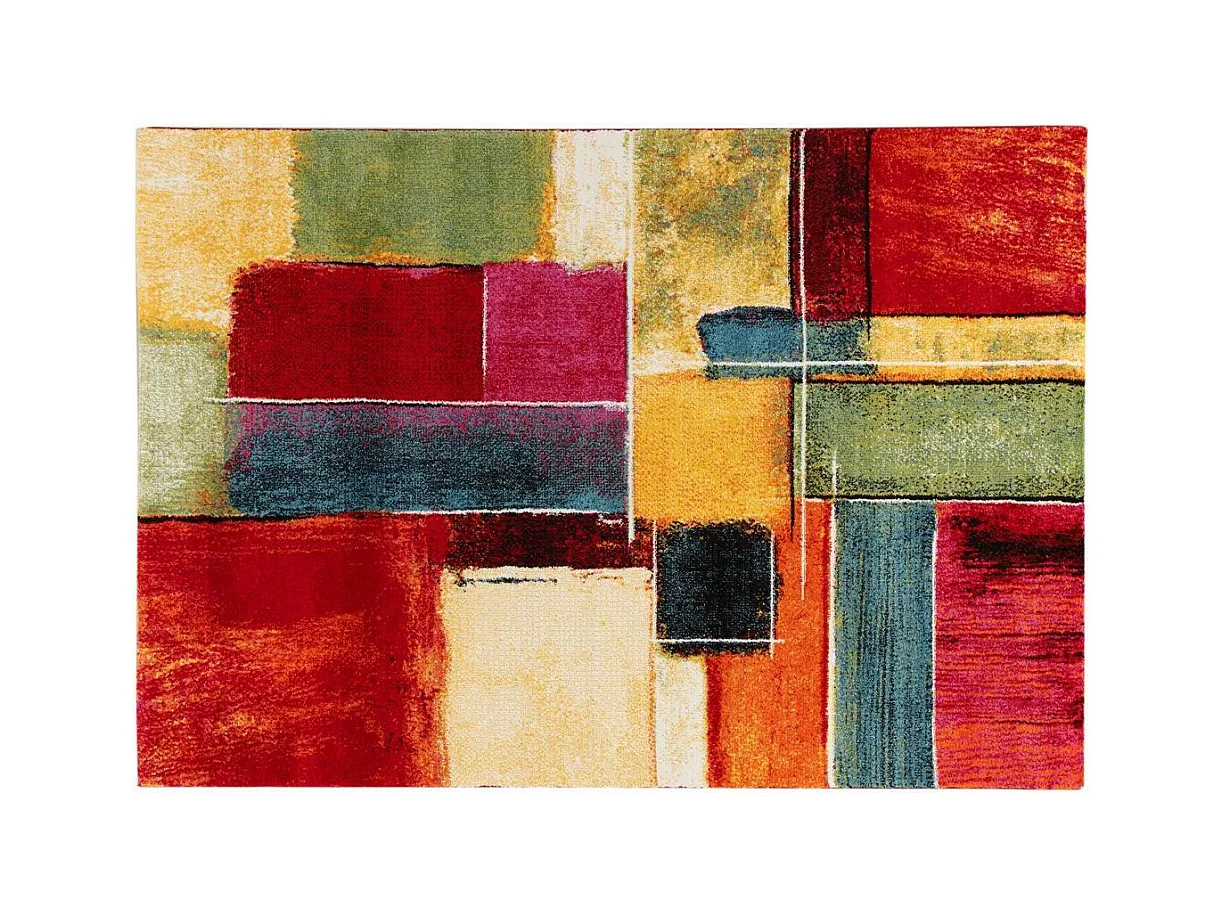 Alfombra multicolor 160 × 230 cm CANDY