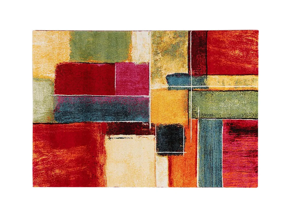 Alfombra multicolor 160 × 230 cm CANDY