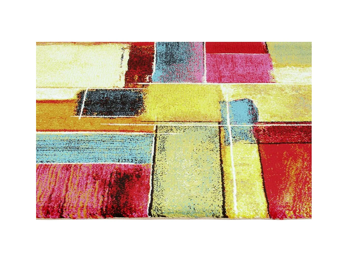 Alfombra multicolor 160 × 230 cm CANDY