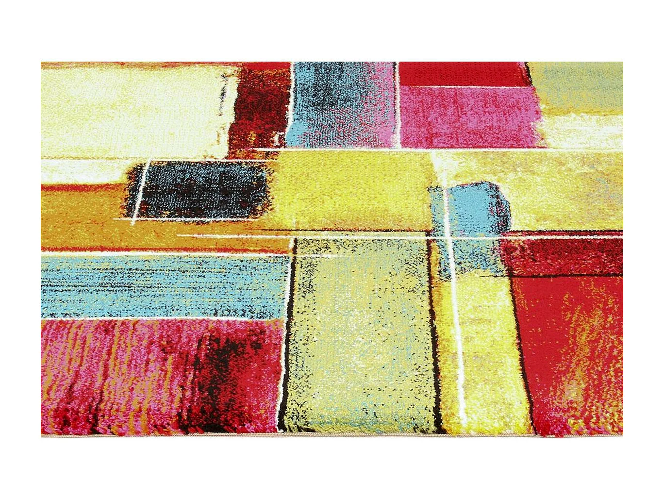 Alfombra multicolor 160 × 230 cm CANDY