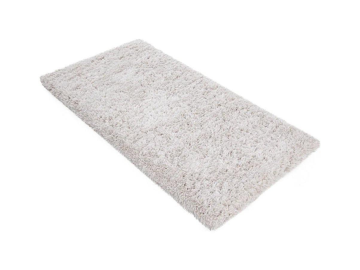 Tappeto riciclato a pelo lungo color avorio 160 x 230 cm AIMEE