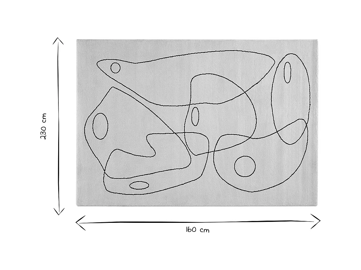 Teppich 160 x 230 cm ARTISTE