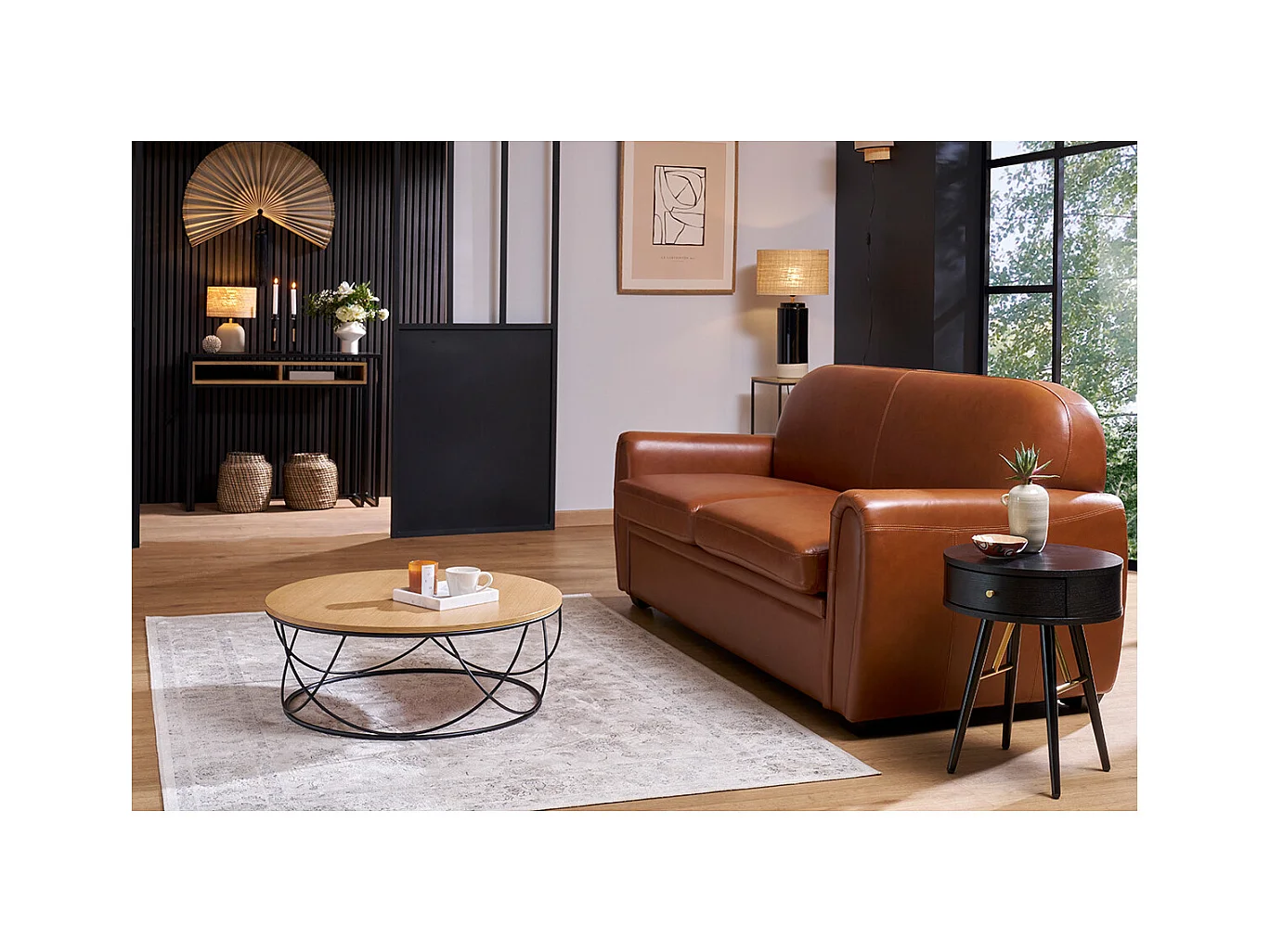 Tapis vintage en viscose avec motifs gris 160 x 230 cm RYAD