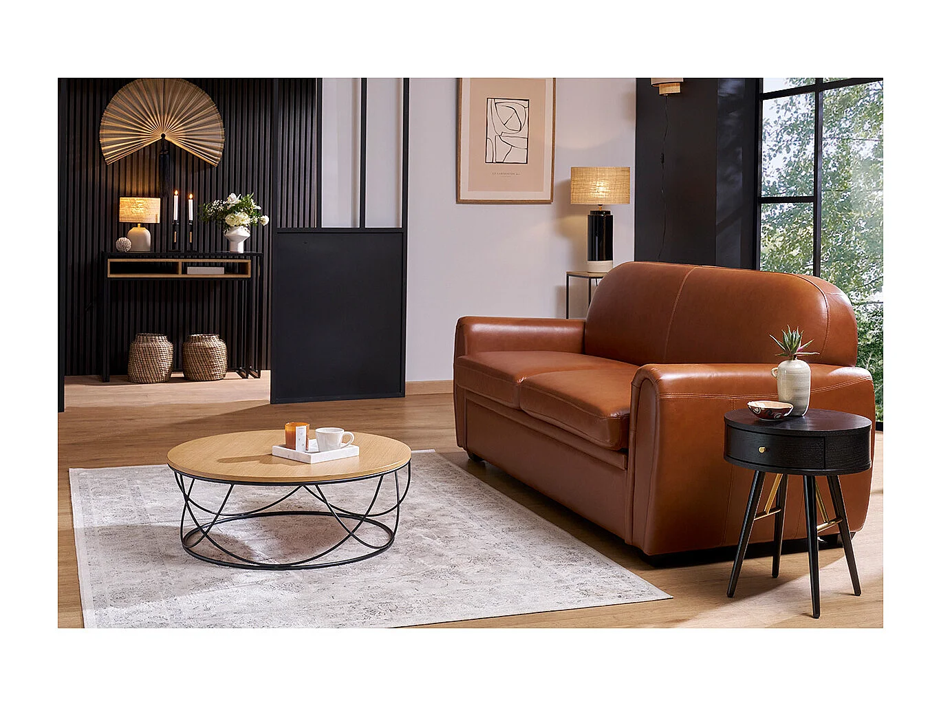 Tappeto vintage in viscosa con motivi grigio 160 x 230 cm RYAD