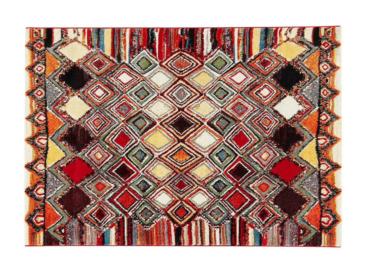 Tappeto a motivi multicolori 160 x 230 cm HOLI