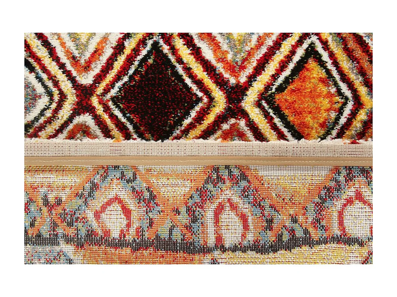 Tappeto a motivi multicolori 160 x 230 cm HOLI