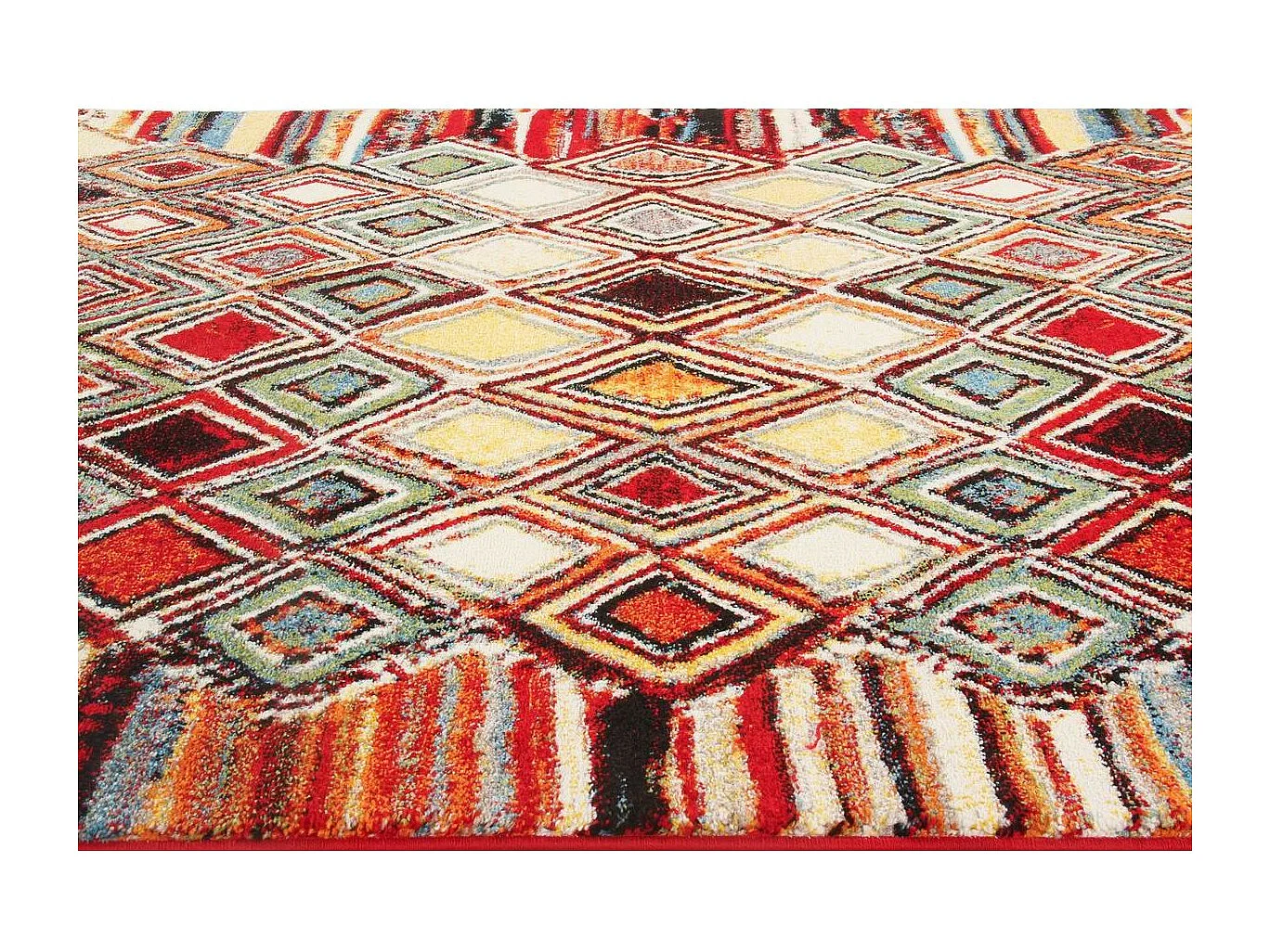 Tappeto a motivi multicolori 160 x 230 cm HOLI