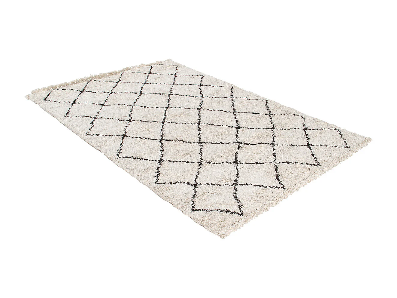 Tappeto berbero écru 160 x 230 cm ZELIA