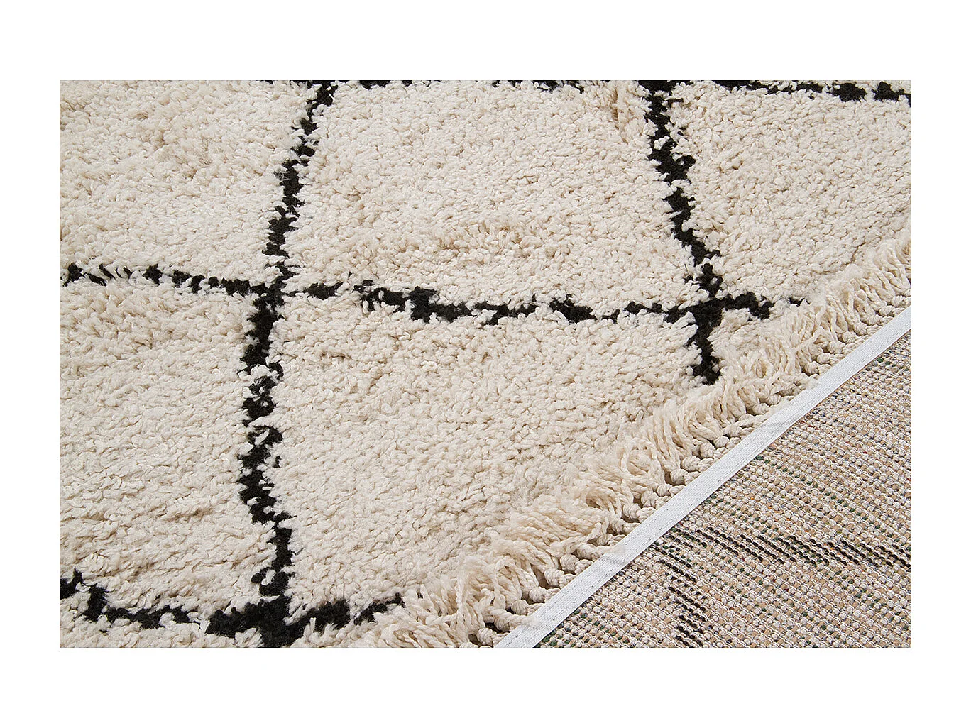 Tappeto berbero écru 160 x 230 cm ZELIA