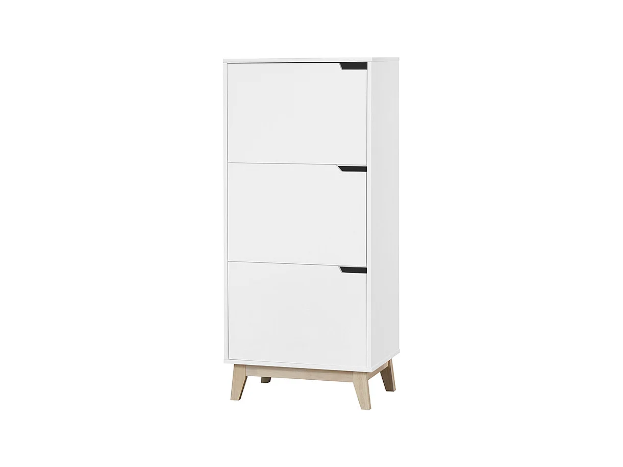 Mueble de almacenaje blanco 3 puertas LEENA