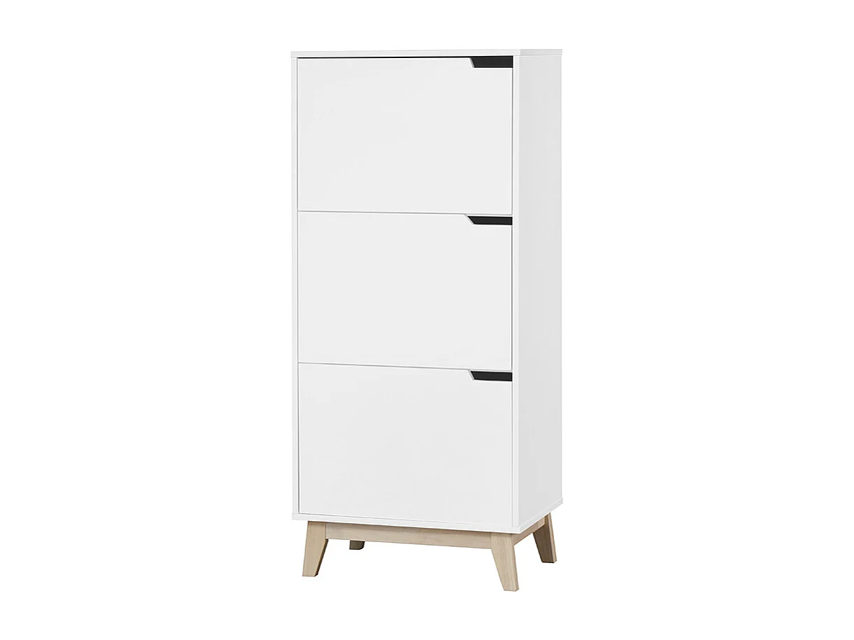 Mueble de almacenaje blanco 3 puertas LEENA