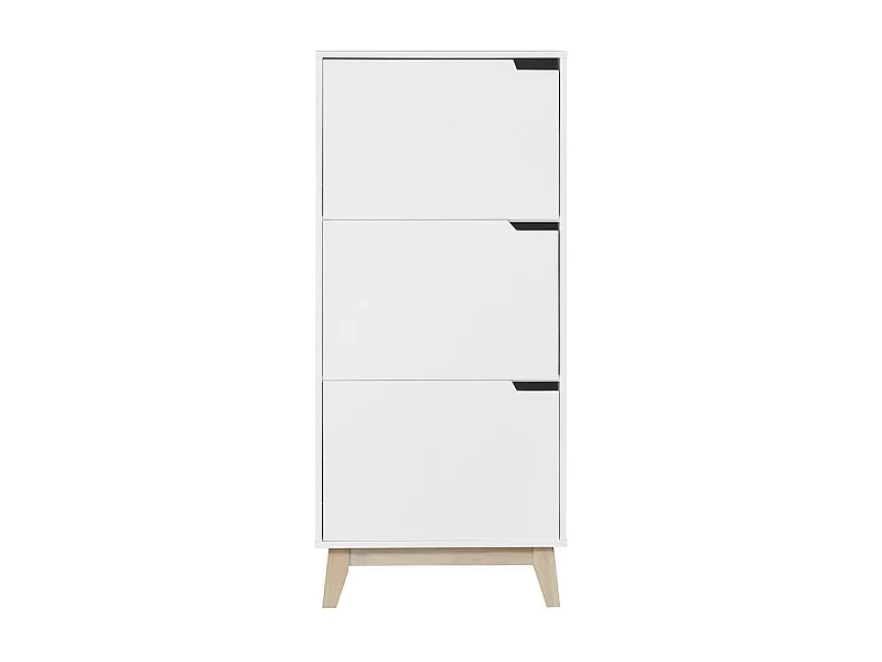 Mueble de almacenaje blanco 3 puertas LEENA
