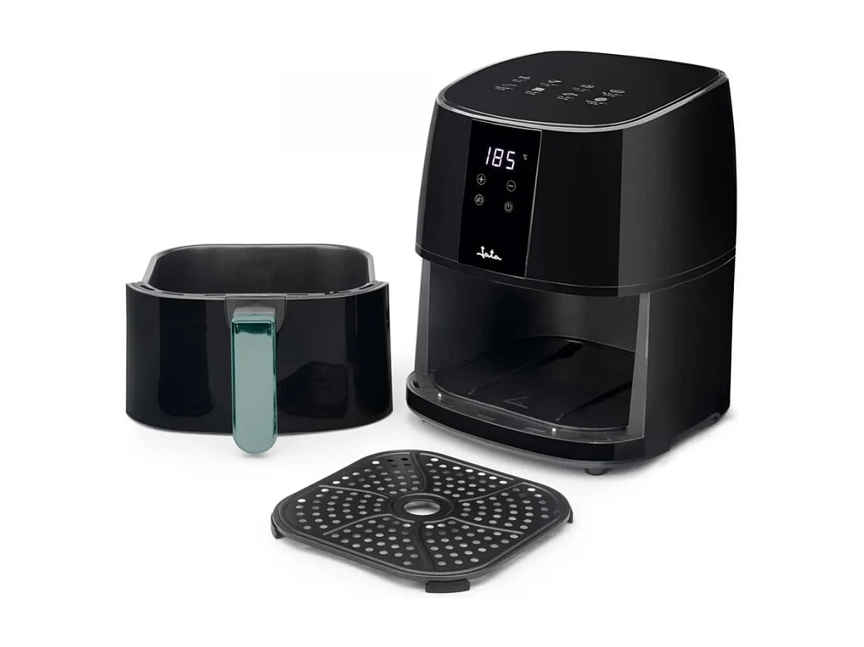 Freidora sin aceite Jata JERF1226 1400W 4L negro