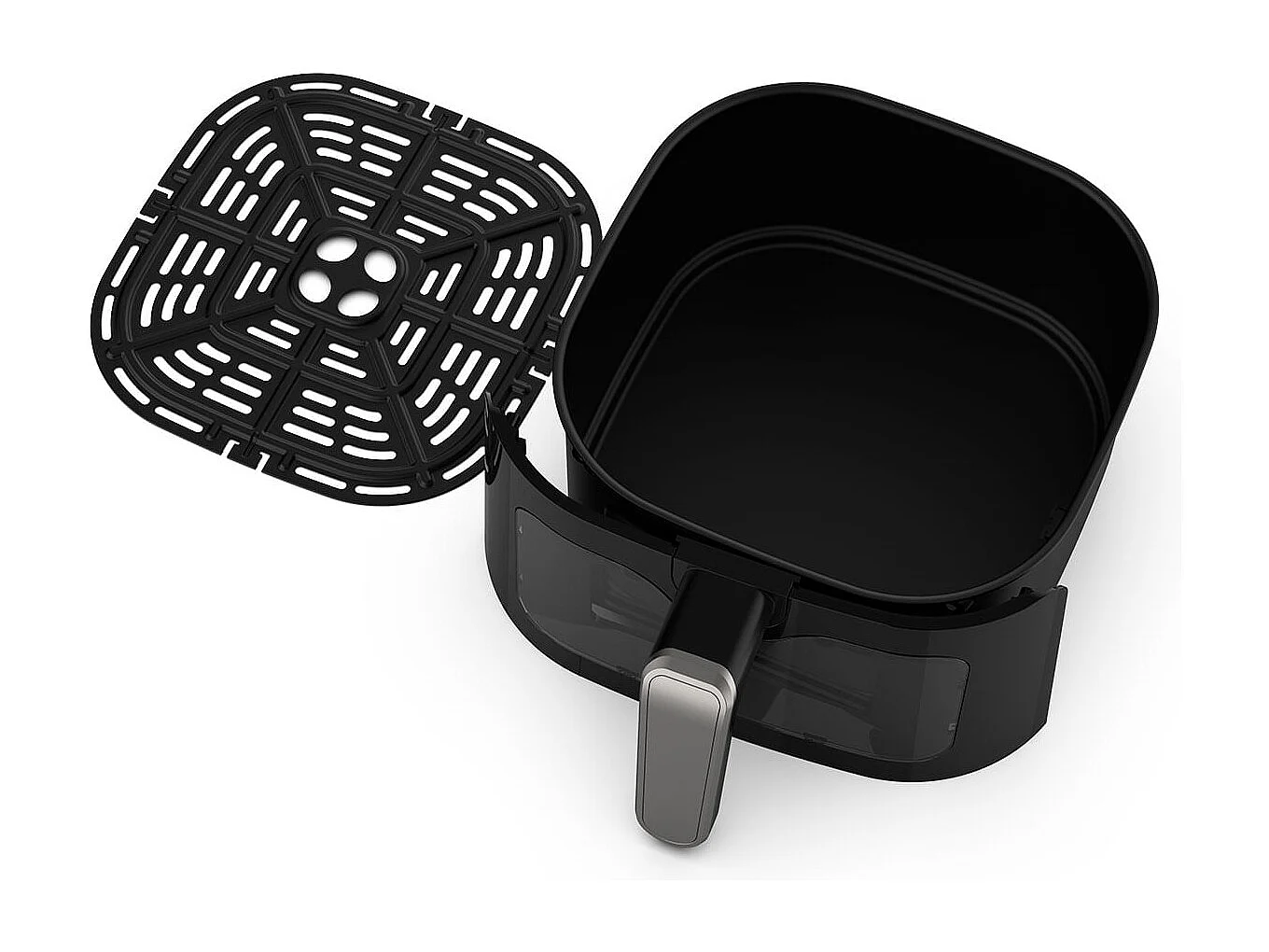 Freidora de aire Air Crispy 6005B Universal Blue 1450W 5L 6 recetas con accesorios negro