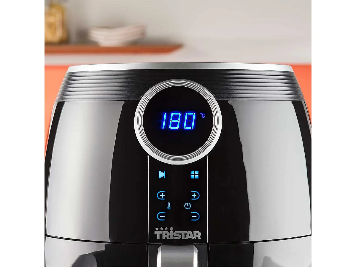 Freidora de aire Tristar FR-6956 Crispy Fryer 1500W 4,5L 8 modos 200ºC negro