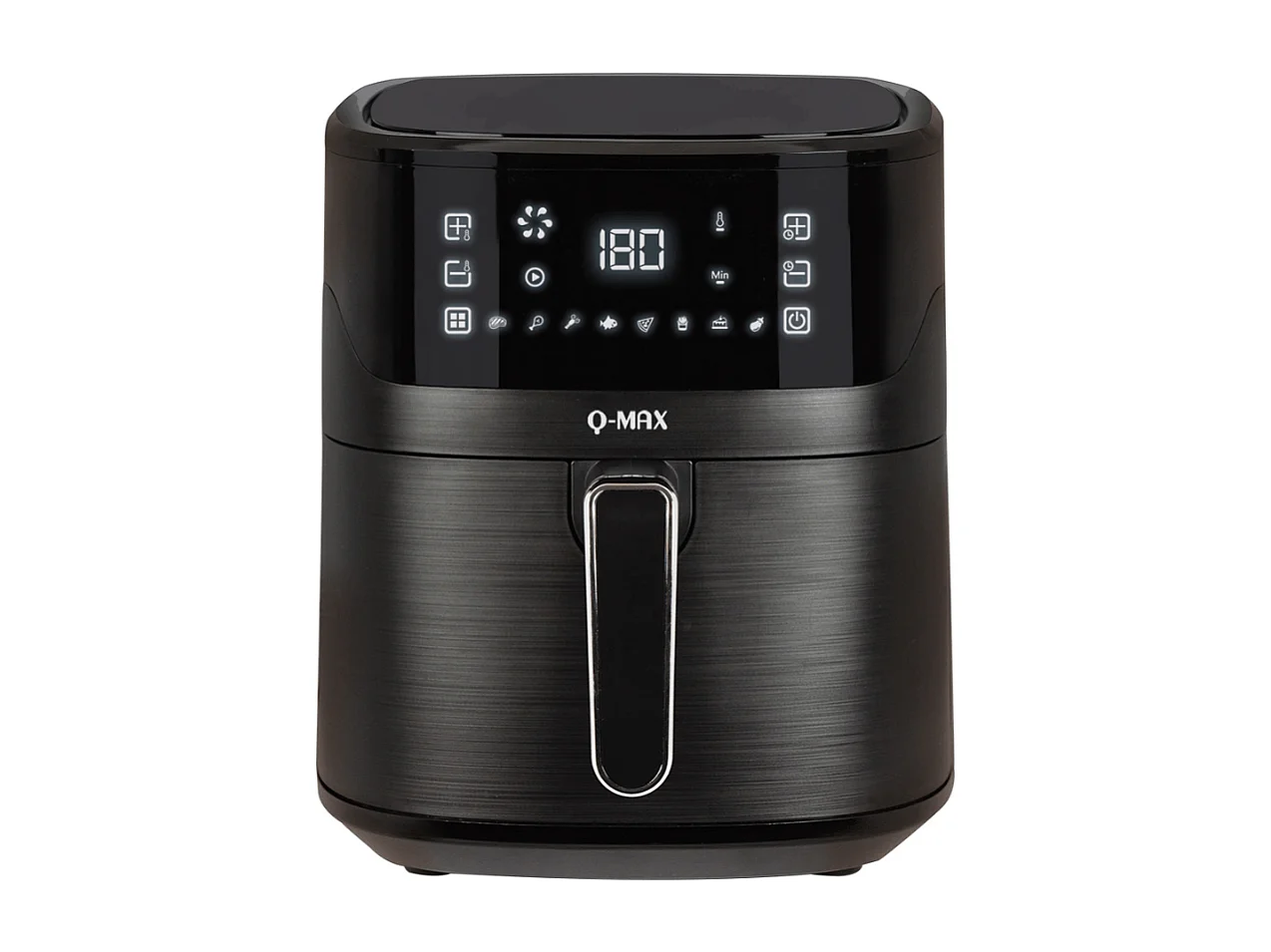 Freidora de aire Q-MAX 2344S 6,5L 1600W 8 programas negro