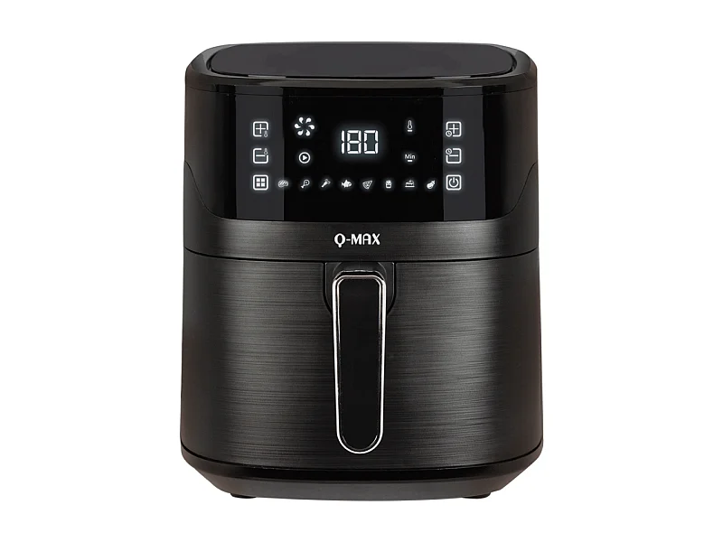 Freidora de aire Q-MAX 2344S 6,5L 1600W 8 programas negro