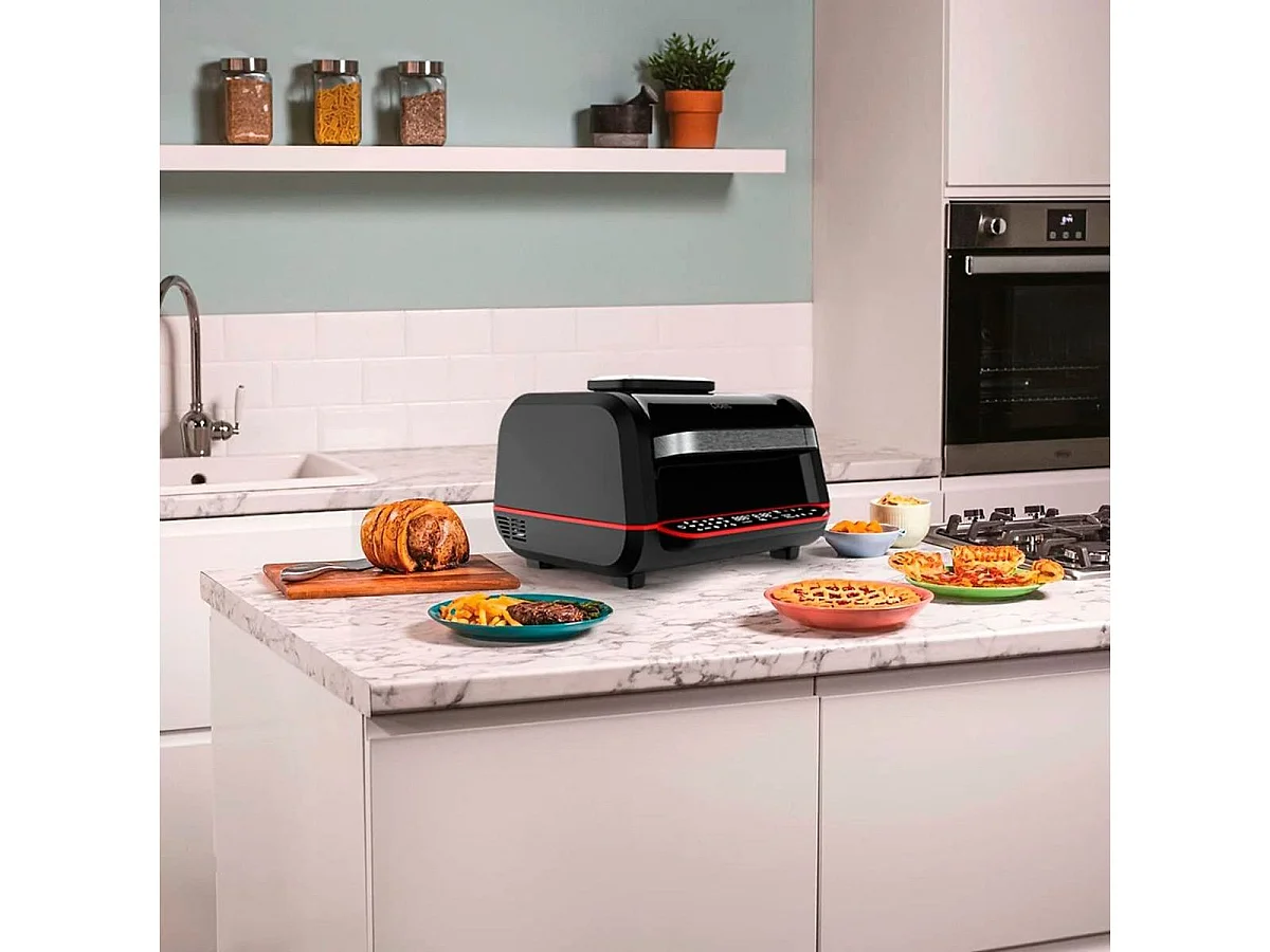 Freidora de aire Foodie Fryer Cloen 7L 8 funciones negro