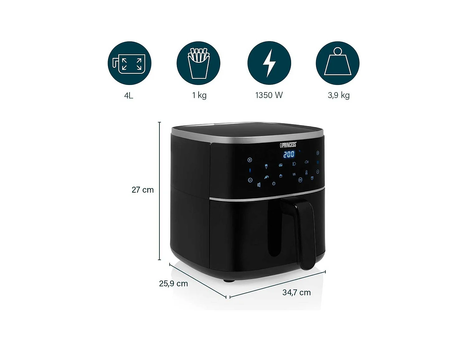 Friteuse sans huile Princess
