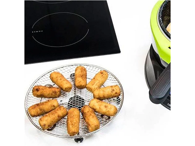 Set de 2 accesorios para Cecotec TurboCecofry 4D/TurboCecofry 4D Healthy negro/inox