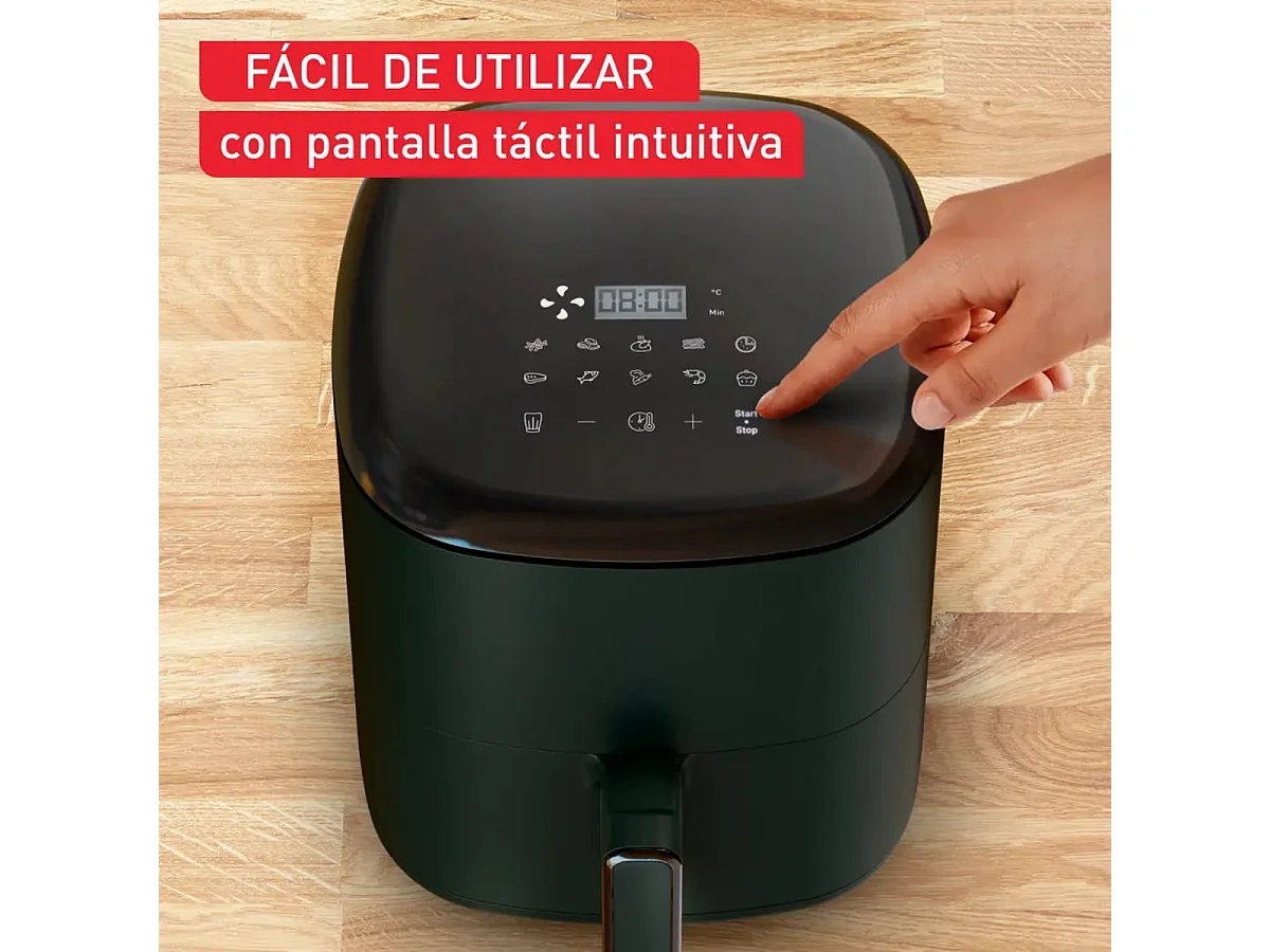 Freidora de aire Tefal EY245310 5L 10 programas verde