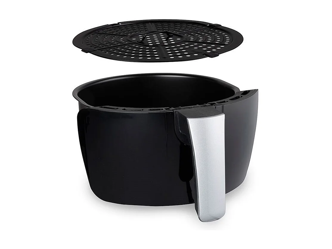 Freidora de aire Alpina 3,2L 1500W temporizador inox/negro