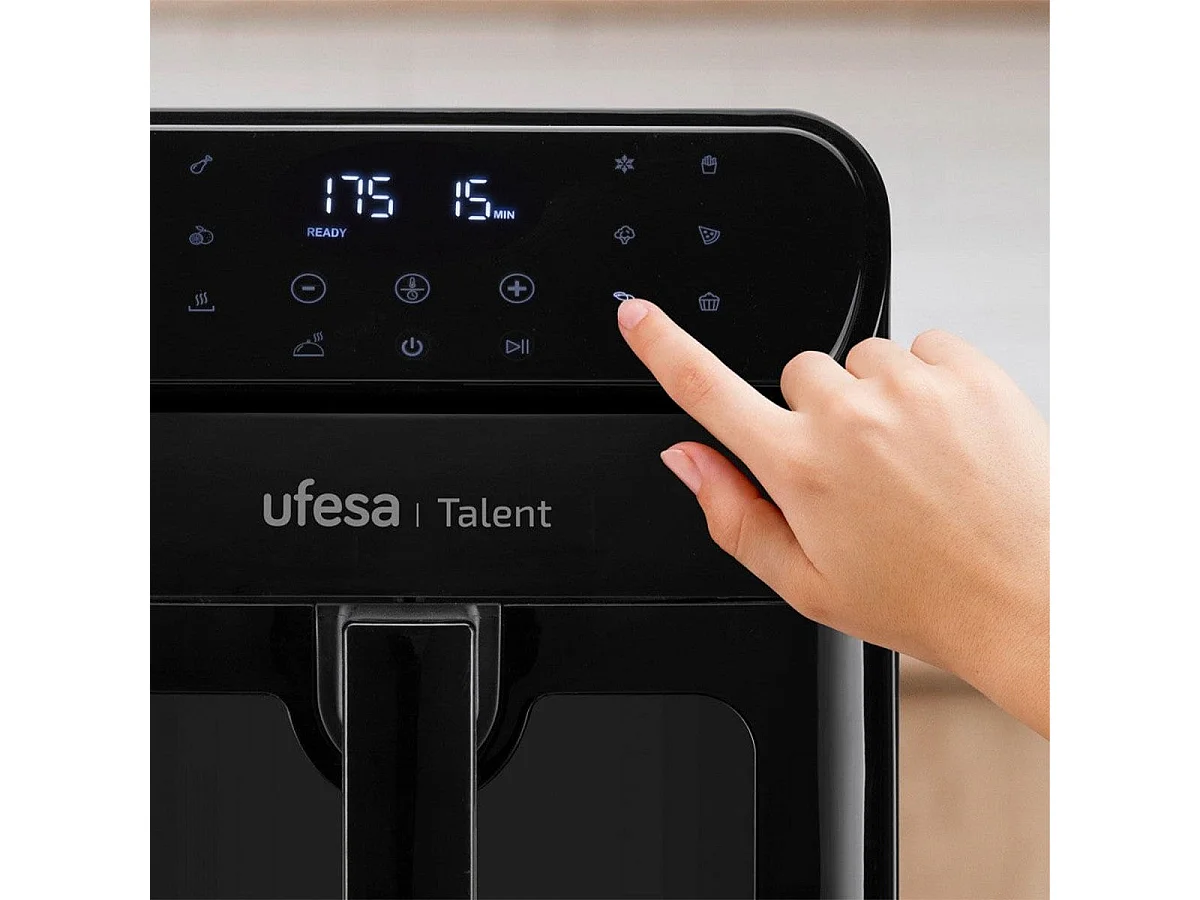 Freidora de aire Talent Ufesa 1500W 6,5L 13 modos negro