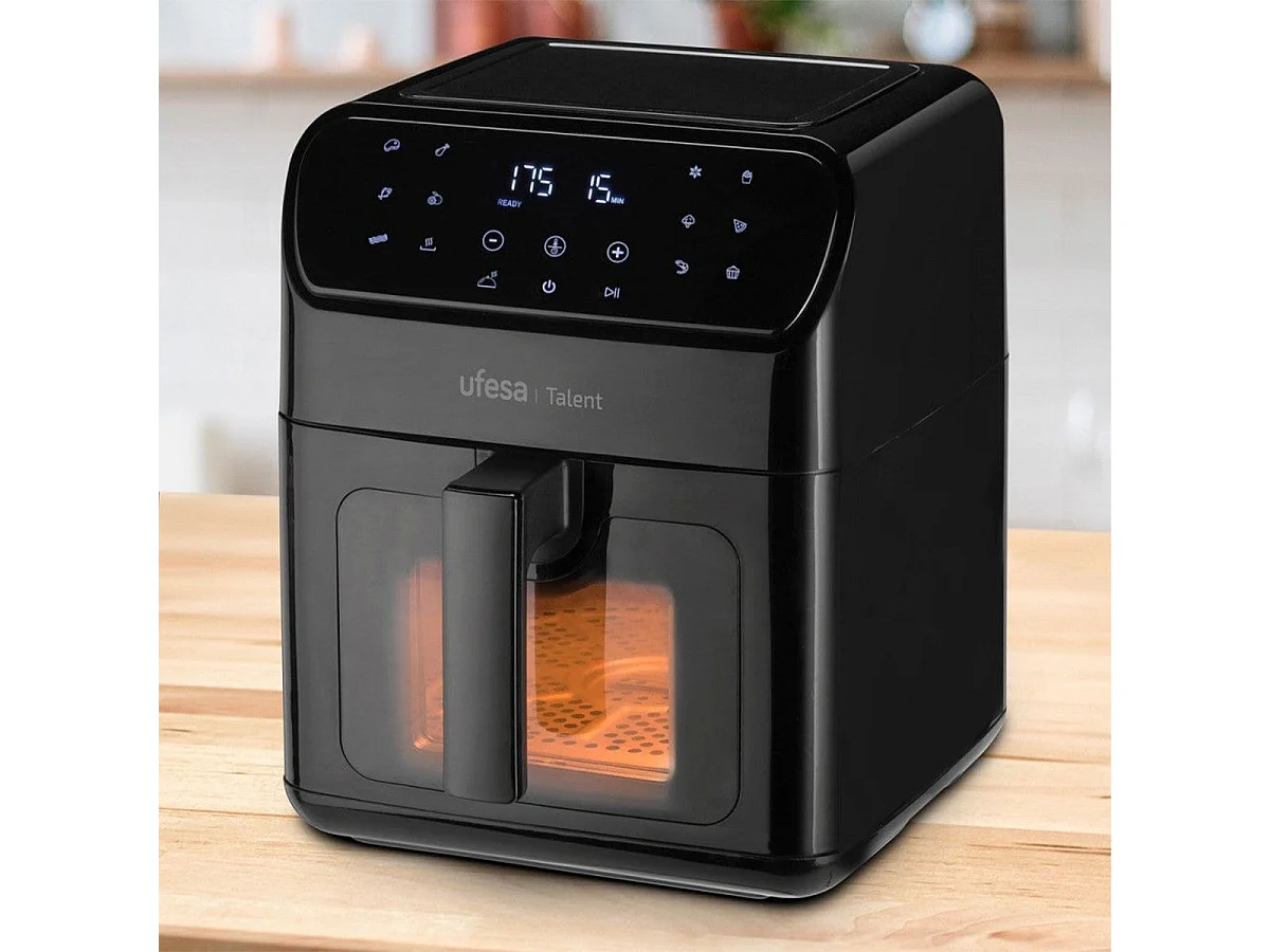 Freidora de aire Talent Ufesa 1500W 6,5L 13 modos negro