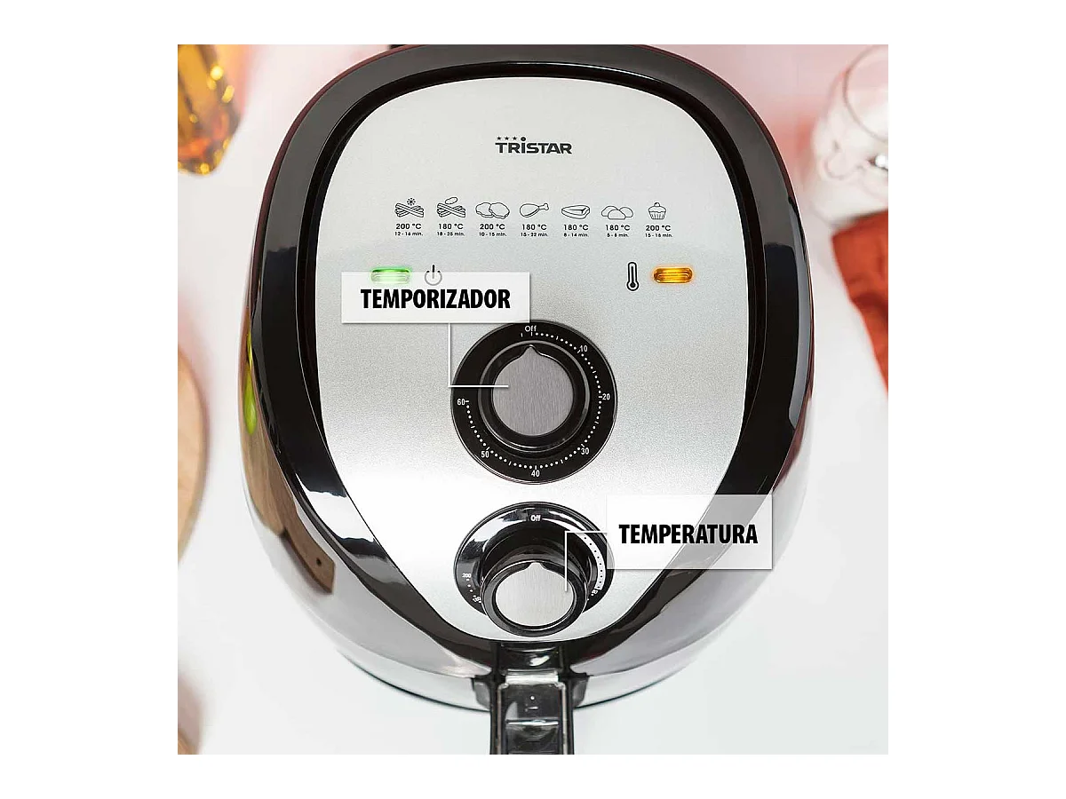 Freidora de aire Tristar FR-6994 1500W 4,5L diseño XXL negro