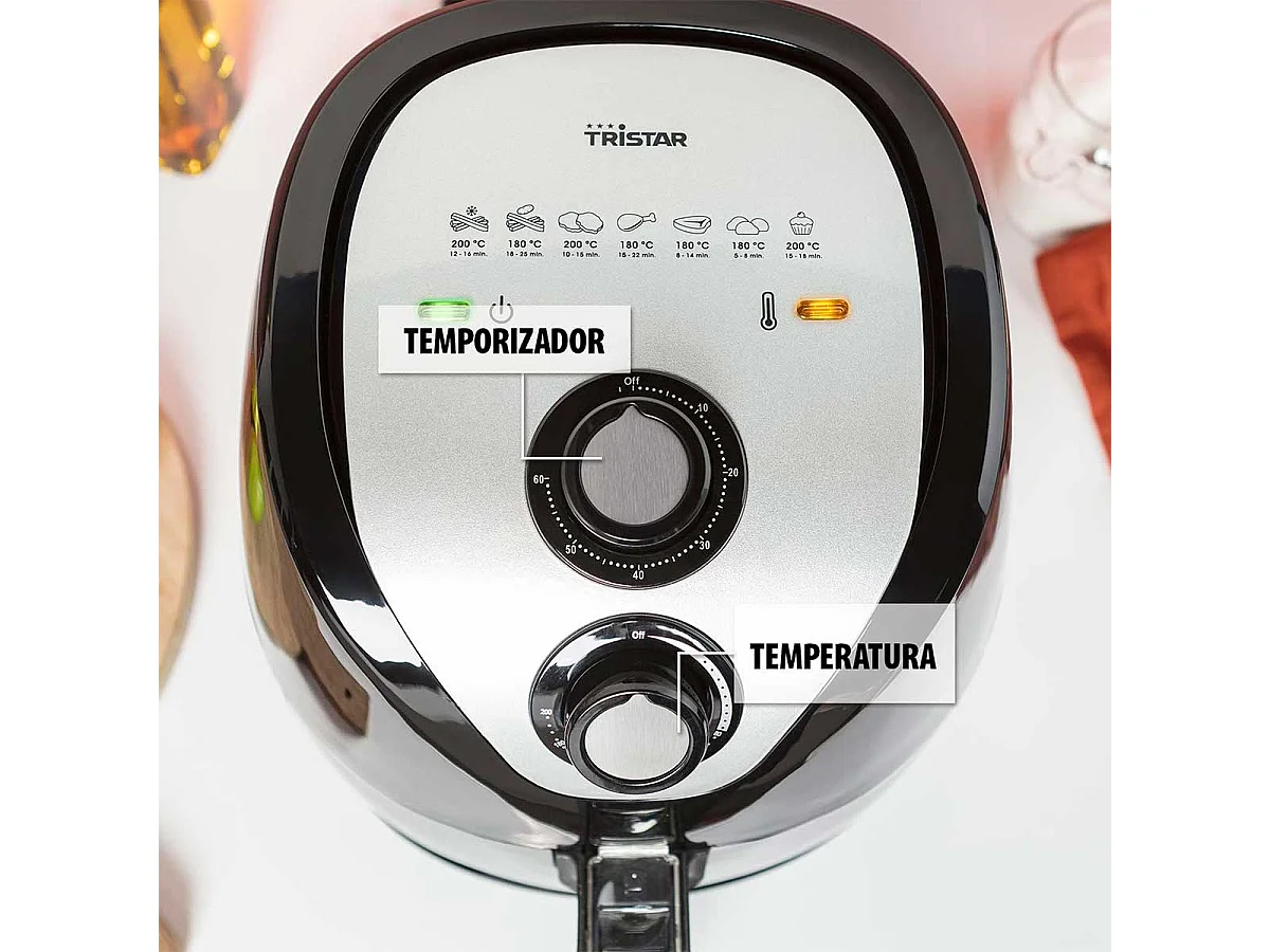 Freidora de aire Tristar FR-6994 1500W 4,5L diseño XXL negro