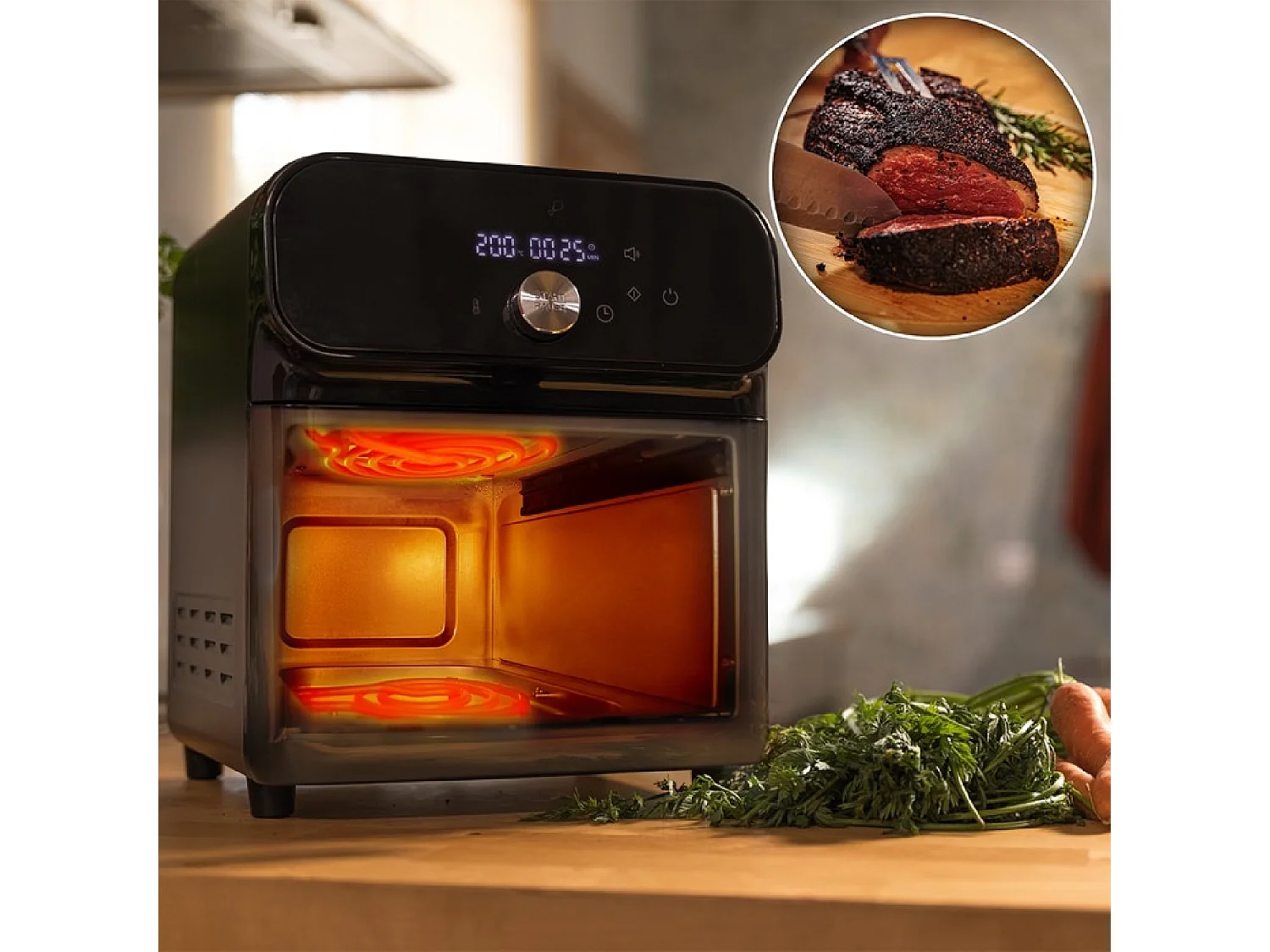 Cecotec Freidora sin aceite Cecofry Smokin' Duo 6000