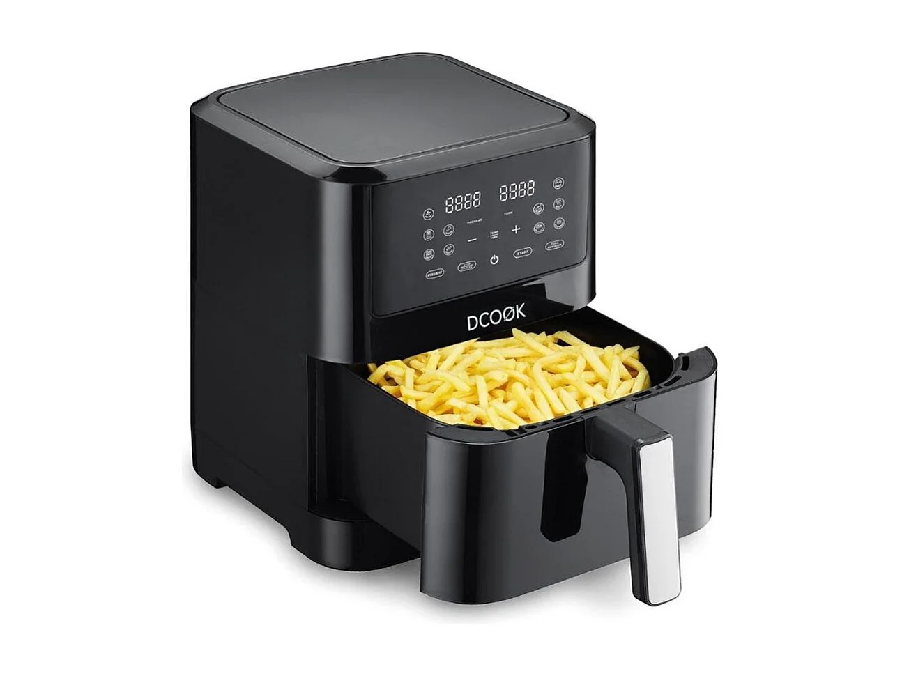 Freidora de aire Gallery Dcook 1800W 8L 8 programas negro