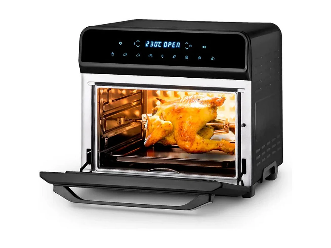 Freidora de aire Ufesa Magnum 1800W 23L digital 8 programas negro