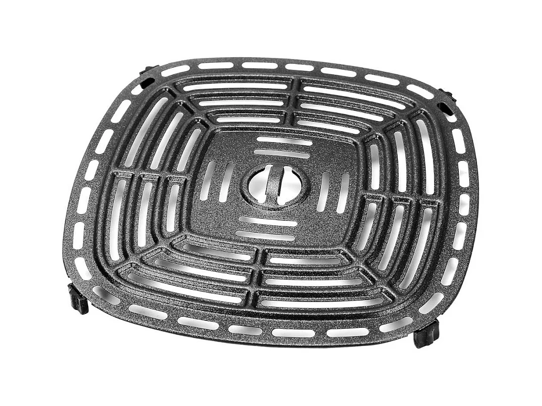 Freidora de aire Emerio AF-129084 1300W 4,5L 8 programas acero inoxidable negro