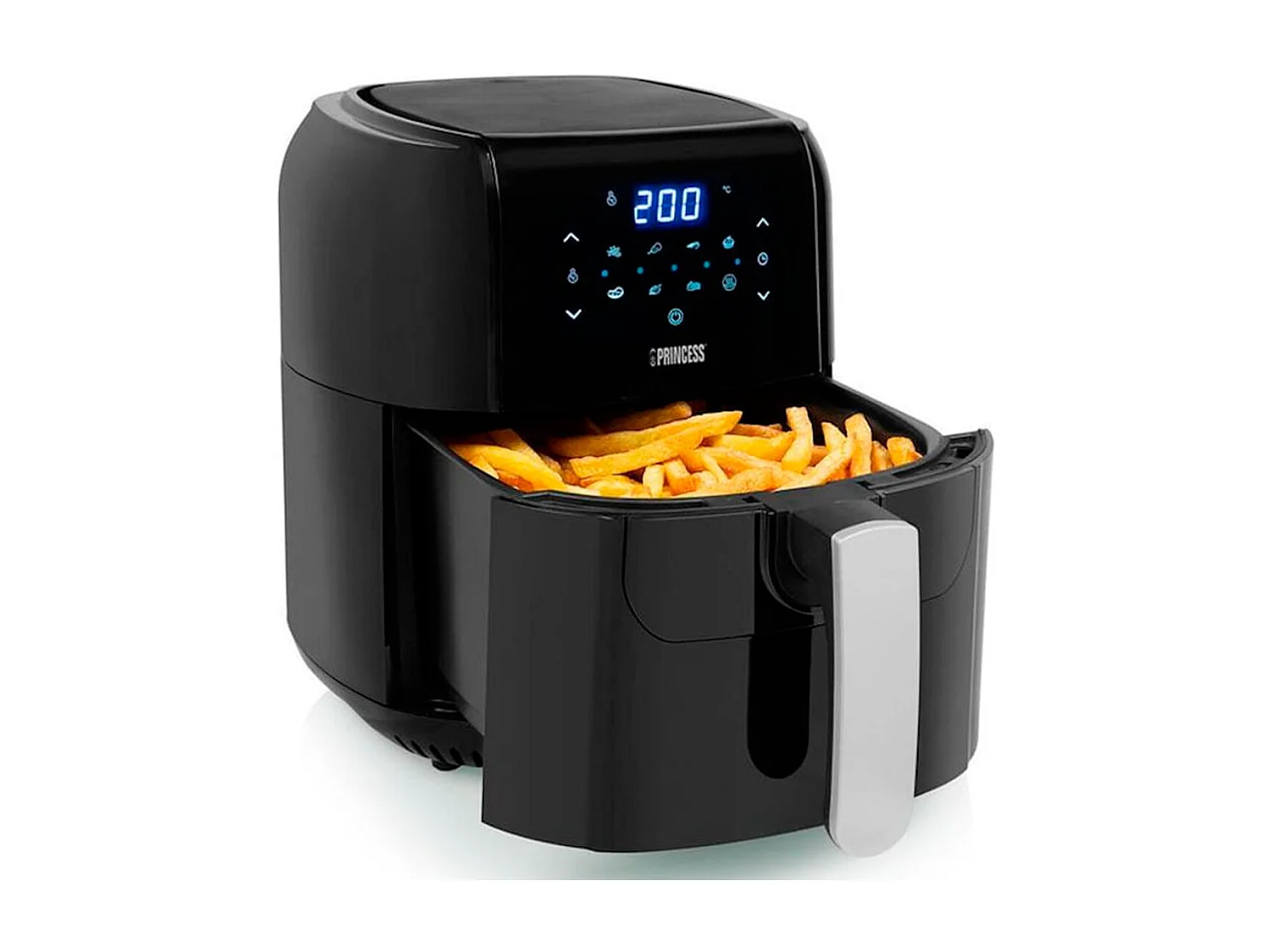 Freidora de aire Aerofryer 183029 Princess 1400W 5,5L 8 modos 200ºC negro