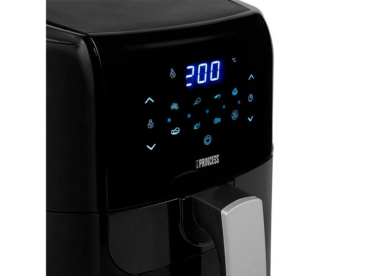 Freidora de aire Aerofryer 183029 Princess 1400W 5,5L 8 modos 200ºC negro